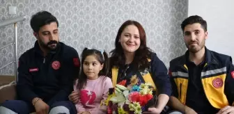 Okulda kalbi duran Serra'yı, 4 dakikada ulaşan ambulans ekibi hayata bağladı