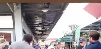 İzmit'te Filistin bayraklarıyla İsrail protestosu
