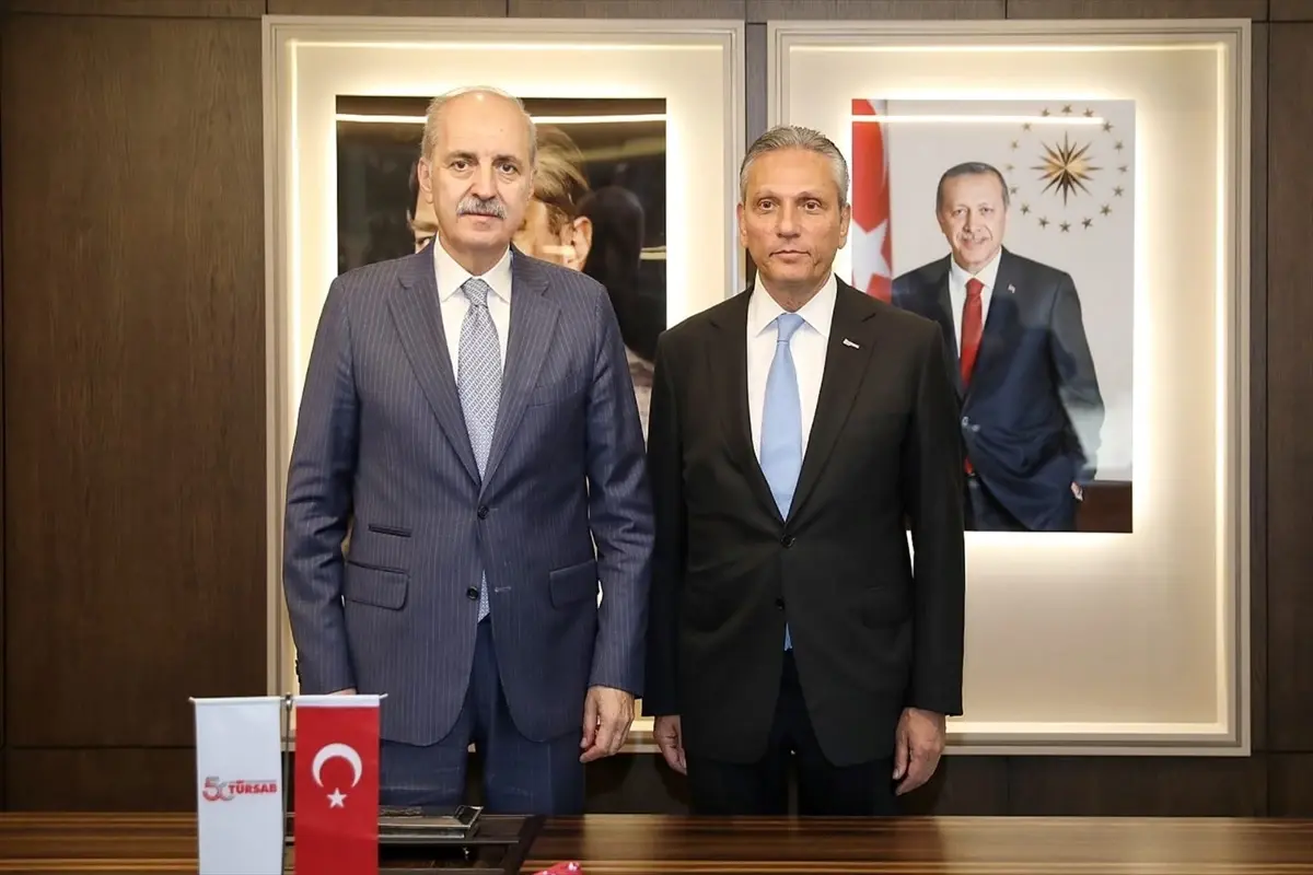 TBMM Başkanı Numan Kurtulmuş, TÜRSAB\'ı ziyaret etti