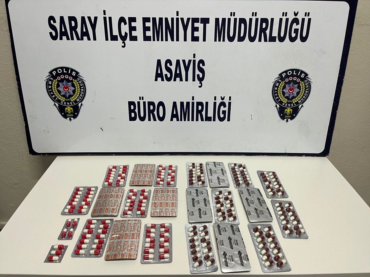 Tekirdağ\'da evde uyuşturucu hap ele geçirildi