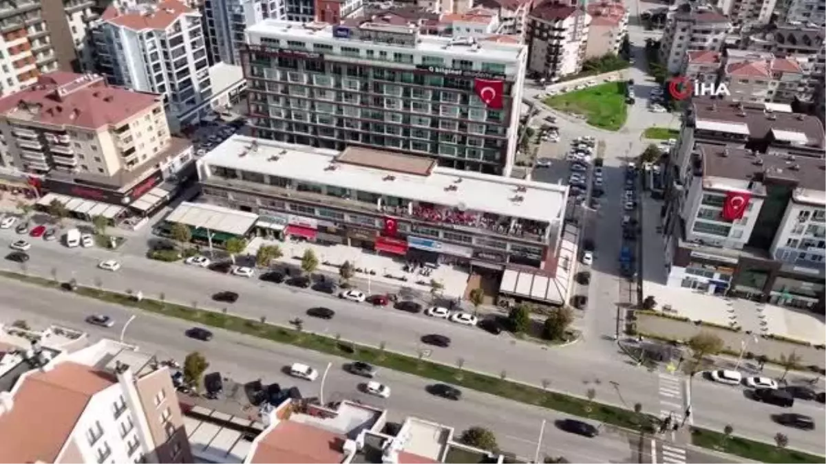 Bursa\'da 10 katlı iş merkezinin yanmadan önceki görüntüleri ortaya çıktı