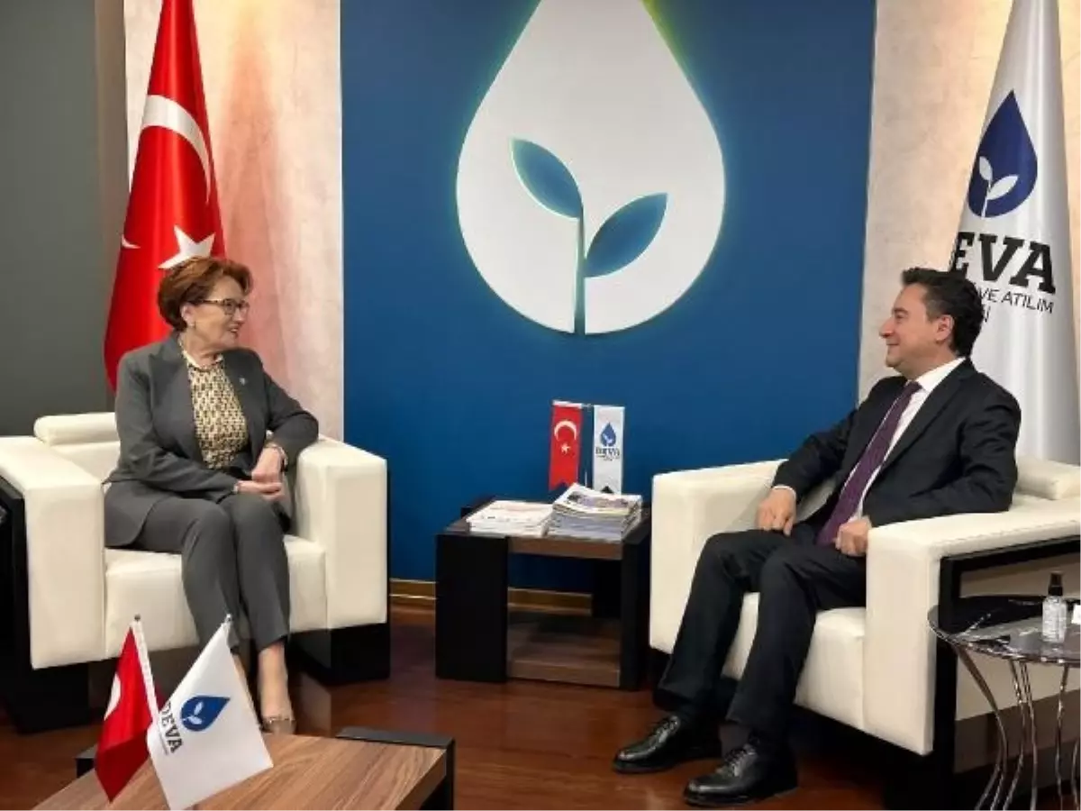 Meral Akşener, Ali Babacan\'a taziye ziyaretinde bulundu