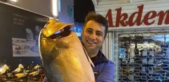 Amatör Balıkçı 41 Kilo Ağırlığında Akya Balığı Yakaladı