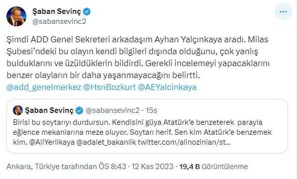 Atatürk sevgisinin kullanıldığı o etkinlik için ADD'den açıklama: Bilgimiz dışında