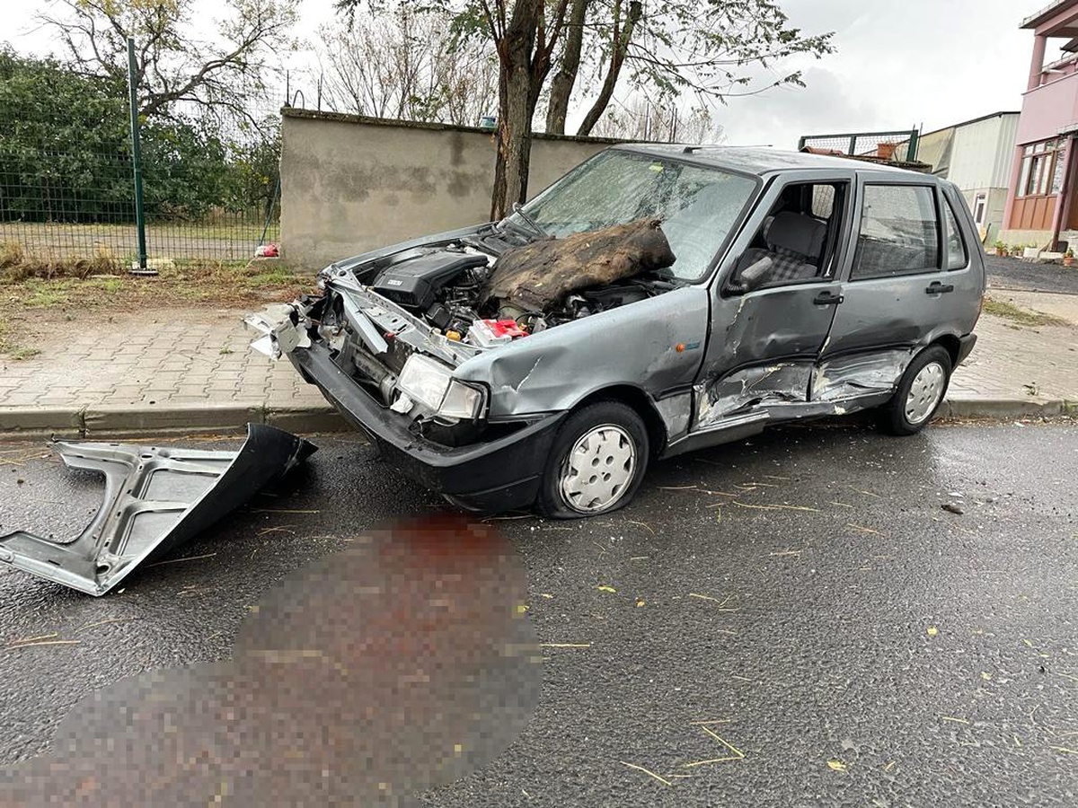 Tekirdağ Ergene\'de Sürücü Direksiyon Hakimiyetini Kaybederek Kaza Yaptı