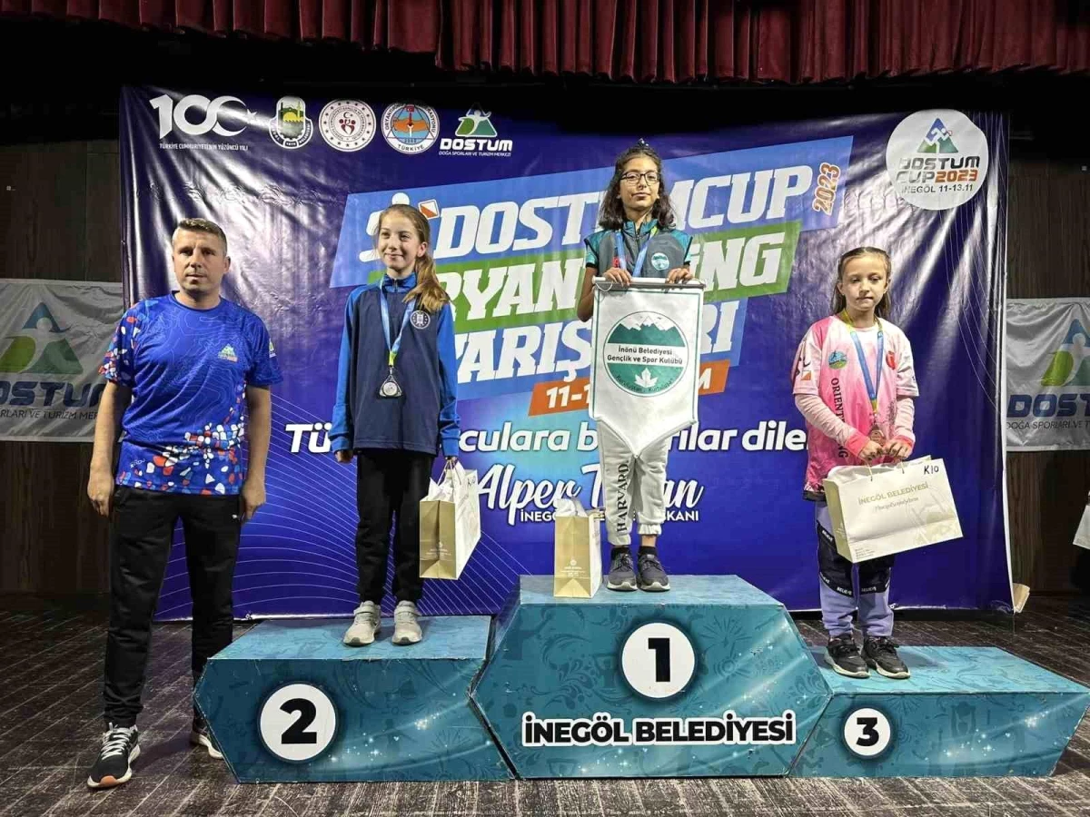 İnönü Belediyesi Spor Kulübü Oryantiring Takımı Sporcusu Ecrin Nur Avcı Dostumcup Yarışlarında Birinci Oldu