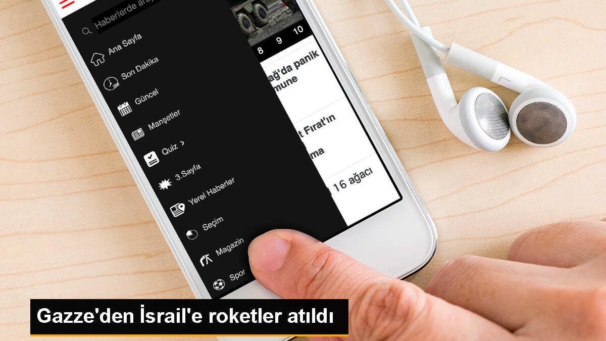 Gazze\'den İsrail\'e Roket Saldırısı