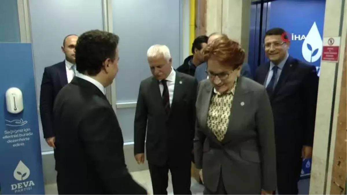 İYİ Parti lideri Akşener\'den Babacan\'a taziye ziyareti
