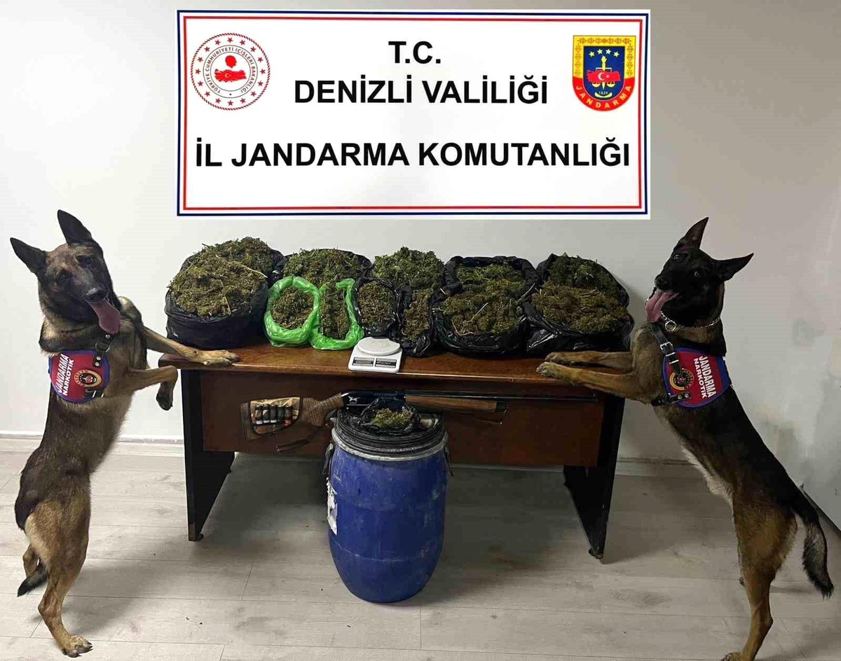 Denizli\'de Uyuşturucu Operasyonu: 20 Kilo 500 Gram Esrar Ele Geçirildi
