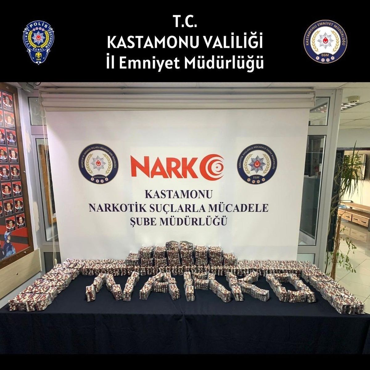 Kastamonu\'da 22 Bin 400 Adet Sentetik Ecza Hap Ele Geçirildi