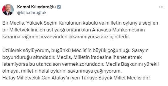 Kılıçdaroğlu'nun son paylaşımı destek yerine tepki gördü: Yeni mi anladın olanları? Kılıçdaroğlu'nun son paylaşımı destek yerine tepki gördü: Yeni mi anladın olanları?