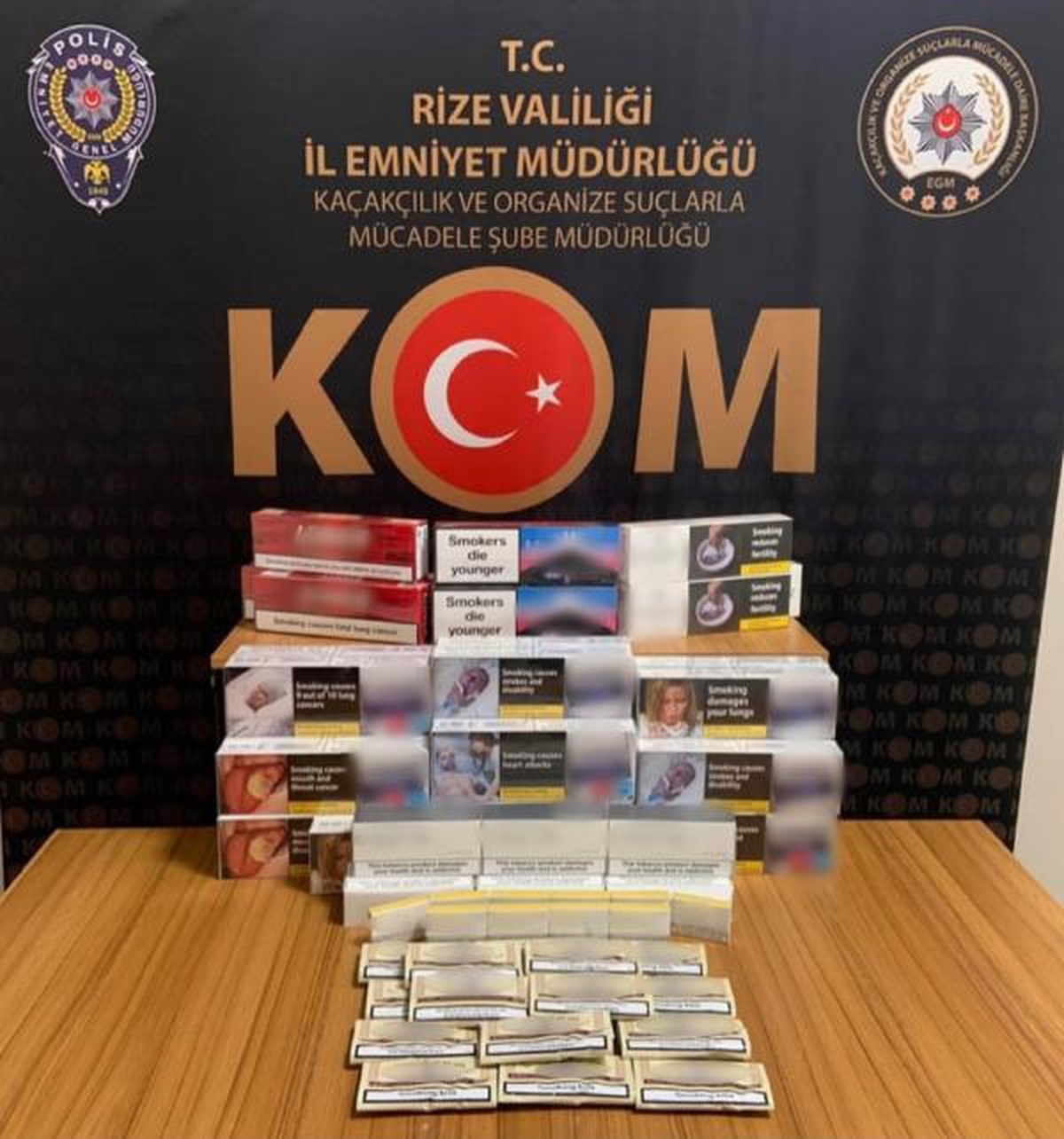 Rize\'de asayiş uygulamalarında 16 kişi hakkında adli işlem yapıldı