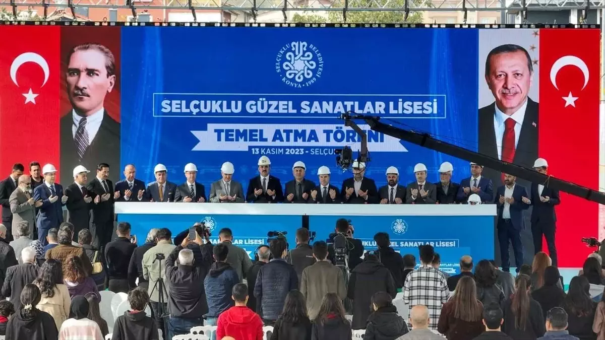 Selçuklu Güzel Sanatlar Lisesi Temeli Atıldı