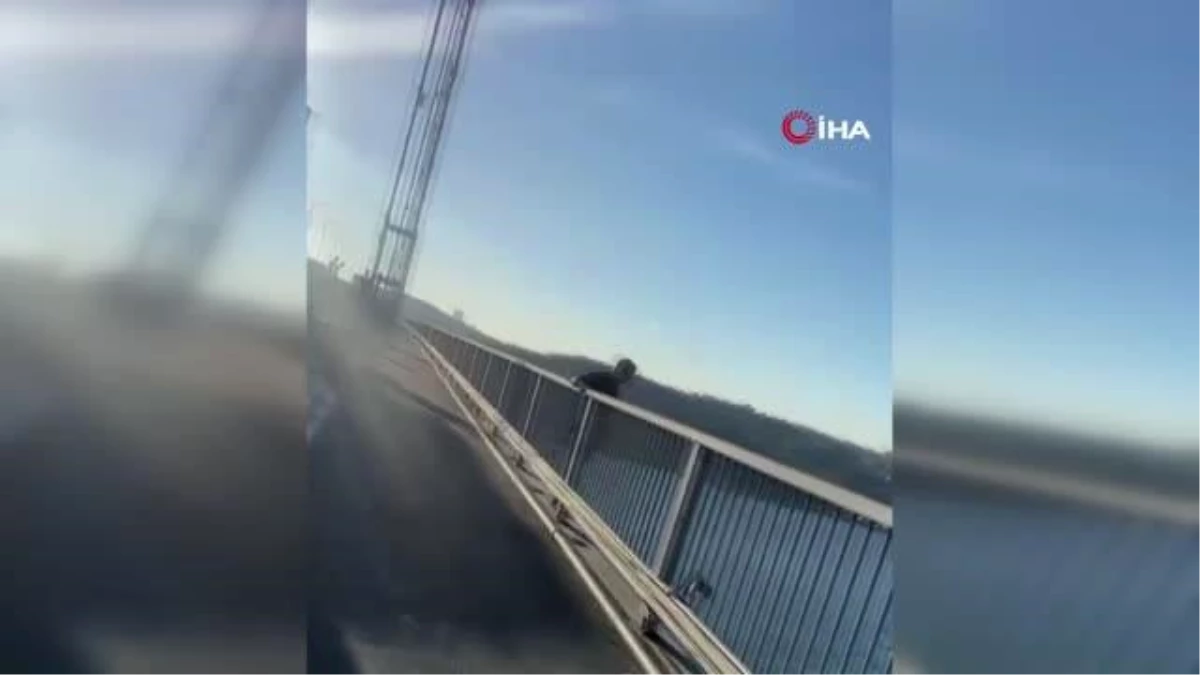15 Temmuz Şehitler Köprüsü\'nden atlayarak intihar etti