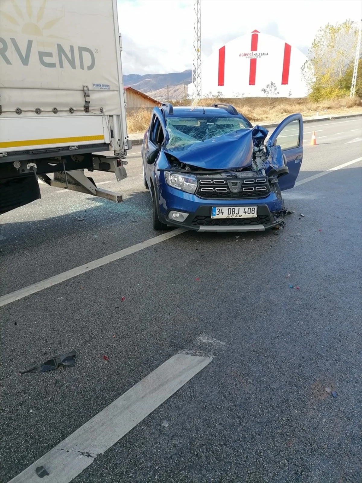 Amasya\'da zincirleme trafik kazası: 6 kişi yaralandı
