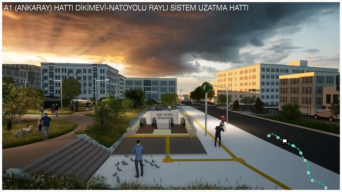 Ankara Büyükşehir Belediyesi, Dikimevi-Natoyolu Raylı Sistem Hattı için yapım ihalesine çıktı