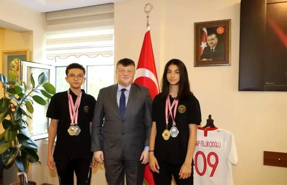 Aydınlı Milli Sporcuya Başarılar Dileme