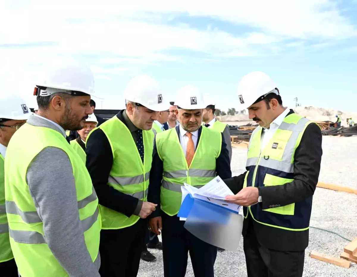 Konya\'da Çumra İleri Biyolojik Atıksu Arıtma Tesisi İnşaatı İncelendi