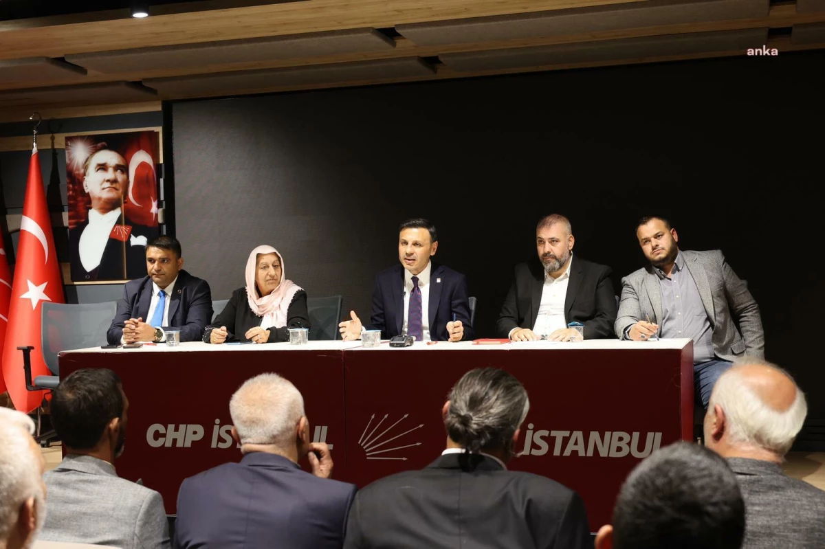 CHP İstanbul İl Başkanı Roman toplum temsilcileriyle bir araya geldi