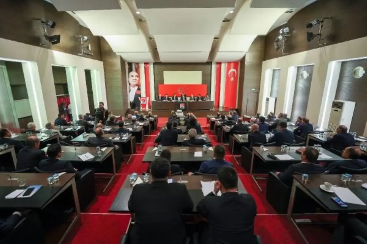 CHP İl Başkanlarından Tüzük Kurultayı Tavsiye Kararı
