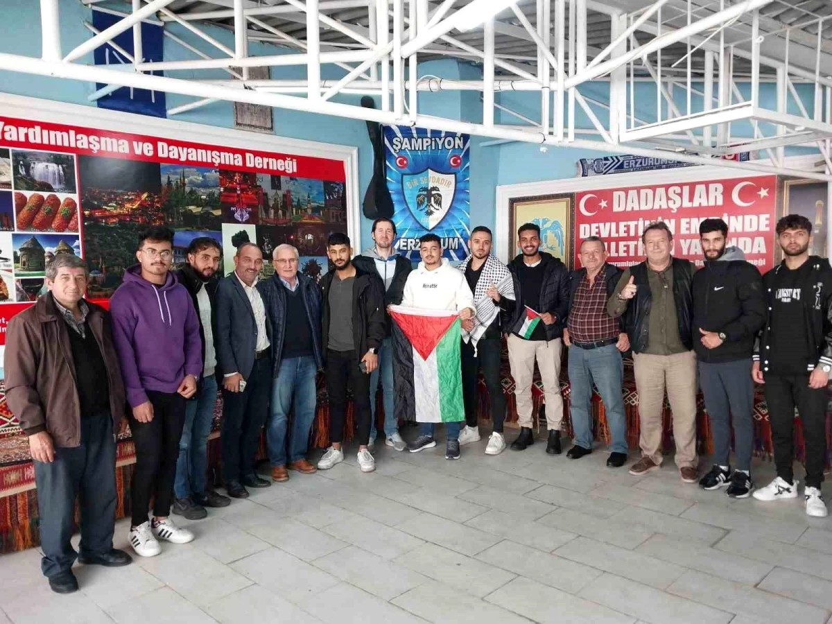 Bilecik Erzurumlular Derneği, Filistinli Öğrencilerle Dayanışma Buluşması Gerçekleştirdi