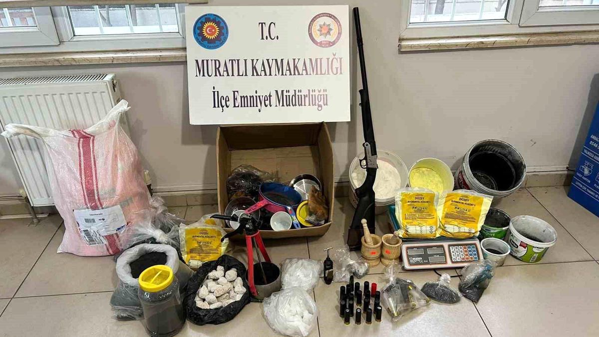 Tekirdağ\'da Evde Barut Satışı Yapan Şahsa Operasyon