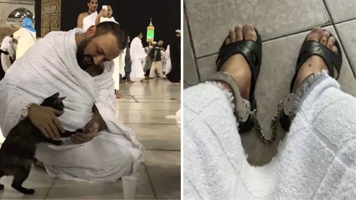İmam Mustafa Efe, Mekke\'de gözaltına alınıp ayaklarından kelepçelendi! Sebebi pes dedirten cinsten
