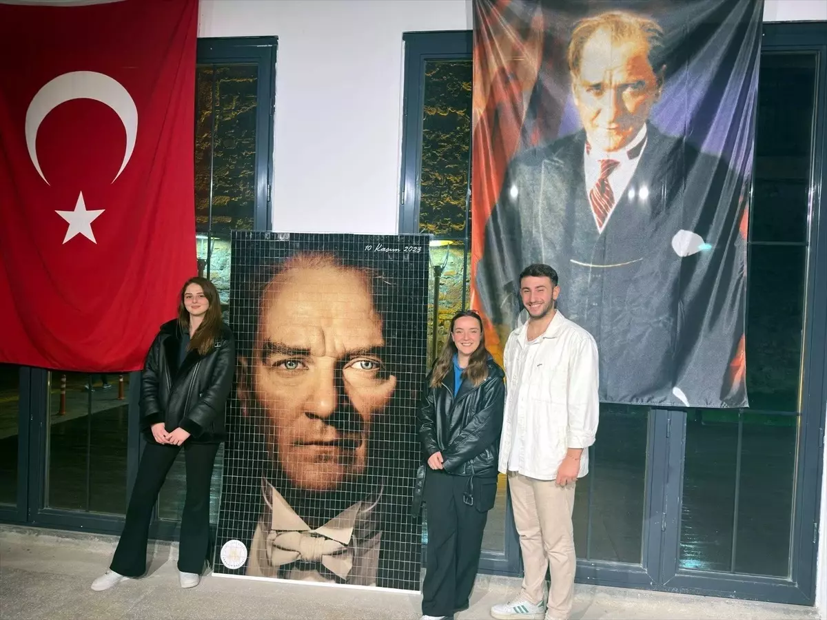 Sinop\'ta Atatürk Portresi Yapıldı