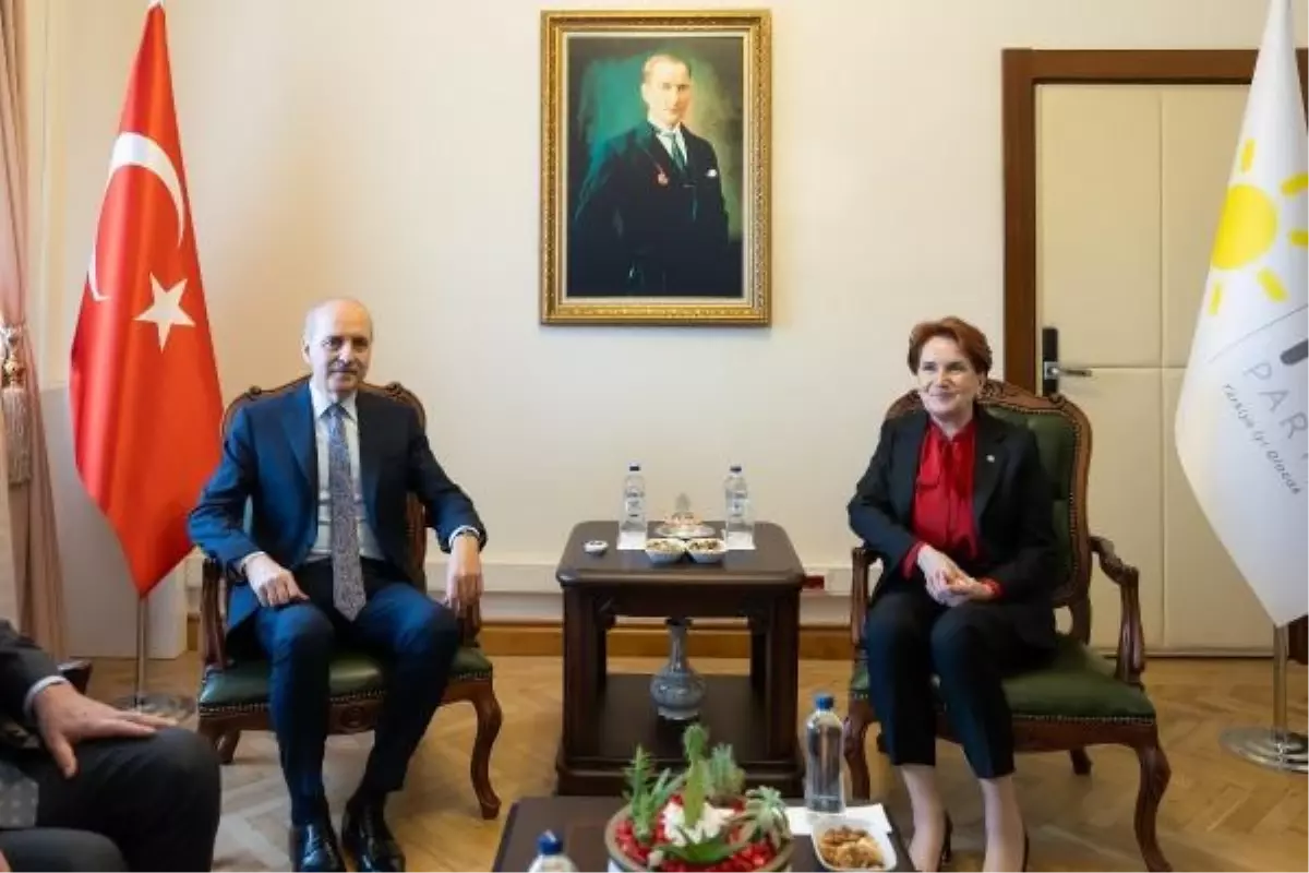 TBMM Başkanı Kurtulmuş, İYİ Parti Genel Başkanı Akşener\'i ziyaret etti