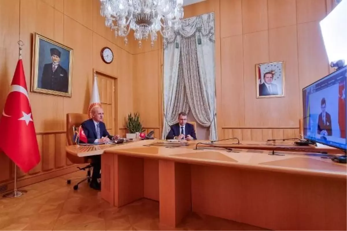 TBMM Başkanı Numan Kurtulmuş, İsveç Meclis Başkanı Andreas Norlen ile görüştü