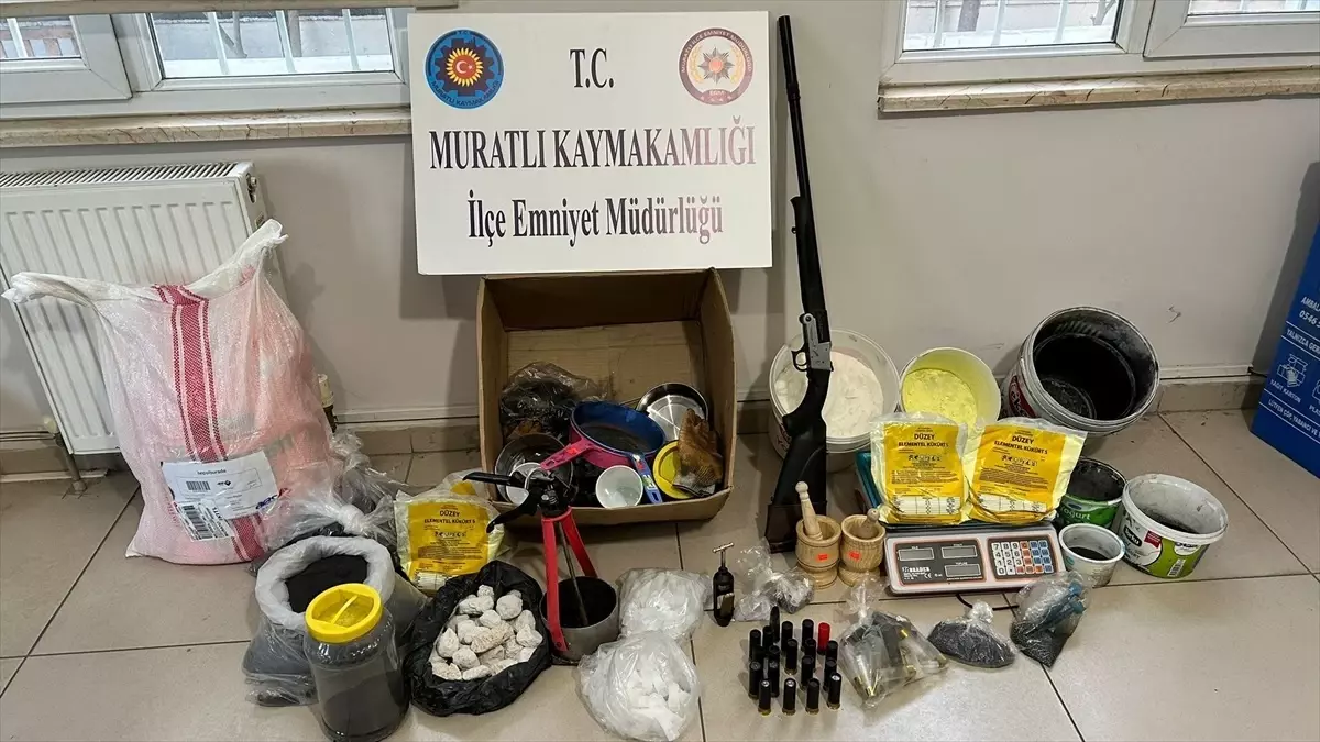 Tekirdağ'da Evde Barut Satışı Yapan Şüpheli Gözaltına Alındı