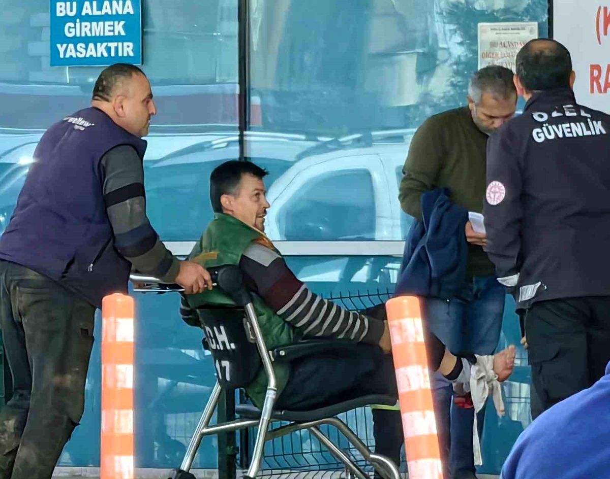 İnegöl\'de Motorlu Testere Kazası: Bir Kişi Yaralandı