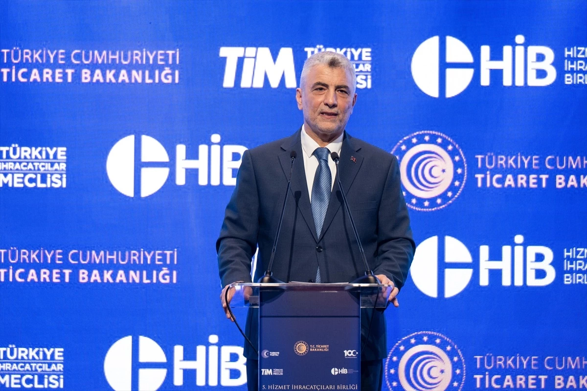 Ticaret Bakanı Ömer Bolat, Hizmet İhracatçıları Buluşması\'nda konuştu Açıklaması