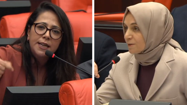 TİP Milletvekili Sera Kadıgil ve AK Parti Grup Başkanvekili Leyla Şahin Usta arasında 'yalancı' tartışması