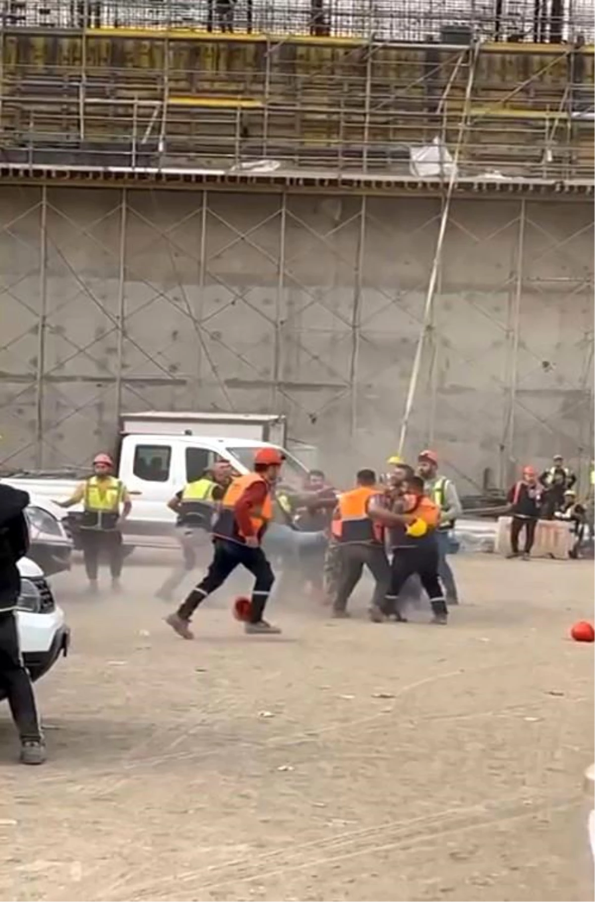 Akkuyu Nükleer Güç Santrali inşaatında işçiler arasında kavga çıktı