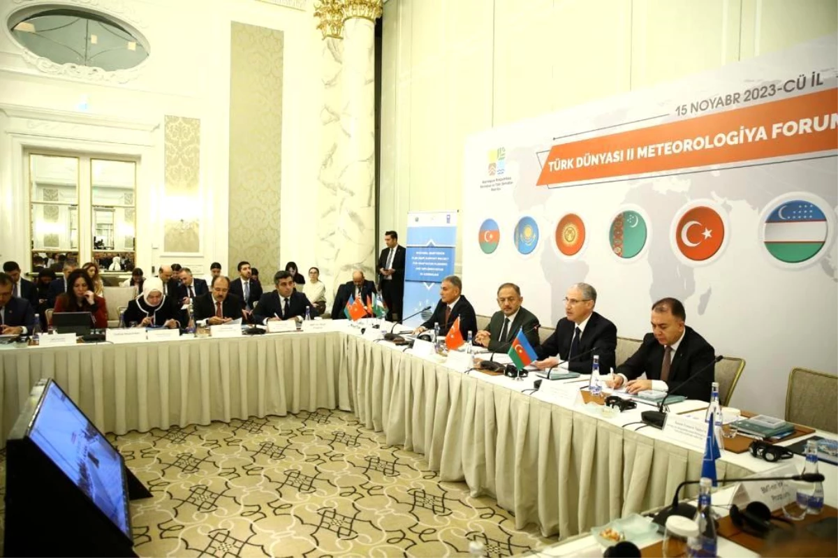 Bakan Özhaseki 2. Türk Dünyası Hidrometeoroloji Forumu\'na katıldı