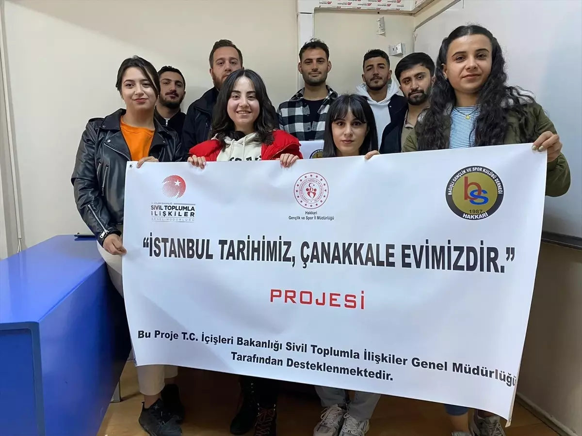 Hakkari Bağışlı Gençlik ve Spor Kulübü Derneği, \'İstanbul Tarihimiz Çanakkale Evimizdir\' projesiyle öğrencileri geziye götürecek