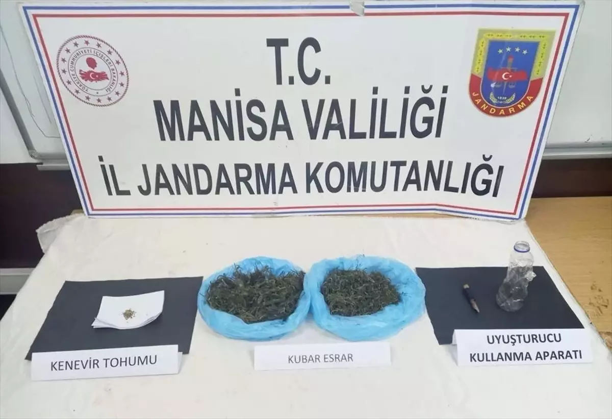 Manisa\'da Uyuşturucu Operasyonunda 542 Gram Esrar Ele Geçirildi