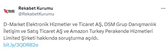 Rekabet Kurumu'ndan, Amazon Türkiye, Hepsiburada ve Trendyol'a soruşturma