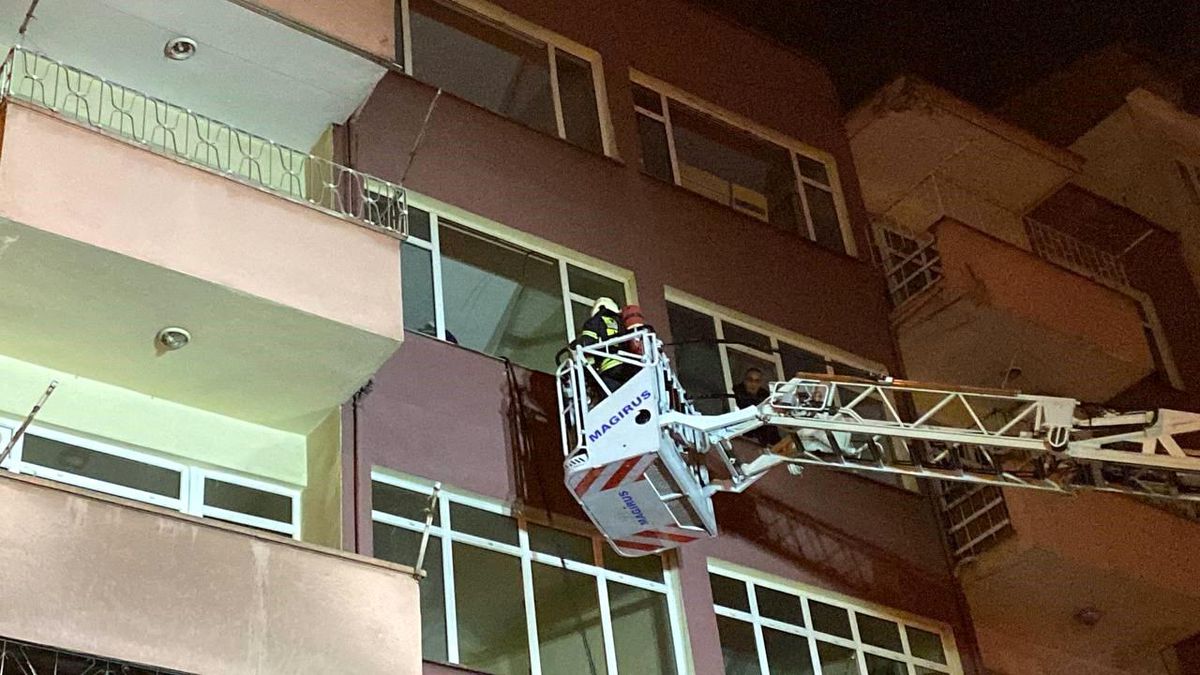 Kayseri\'de bir apartmanda çıkan yangın söndürüldü