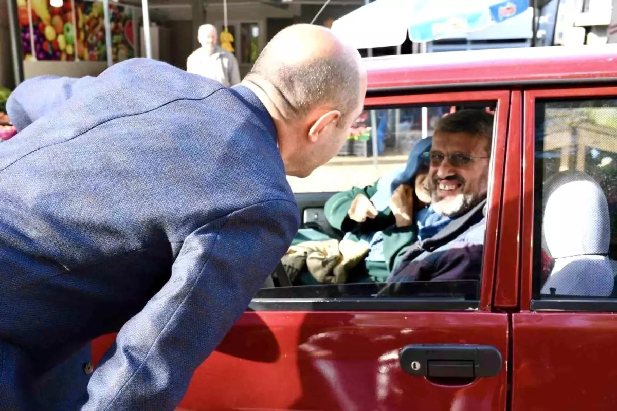 Terme Belediye Başkanı Ali Kılıç, esnaf ziyaretlerinde yeni projeleri açıkladı