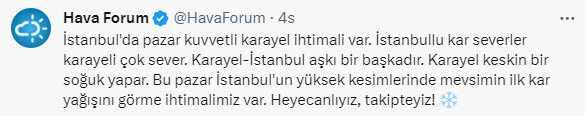 Bere, eldiven dolapta ne varsa çıkarın! İstanbul'un yüksek kesimlerinde pazar günü kar yağışı bekleniyor Bere, eldiven dolapta ne varsa çıkarın! İstanbul'un yüksek kesimlerinde pazar günü kar yağışı bekleniyor