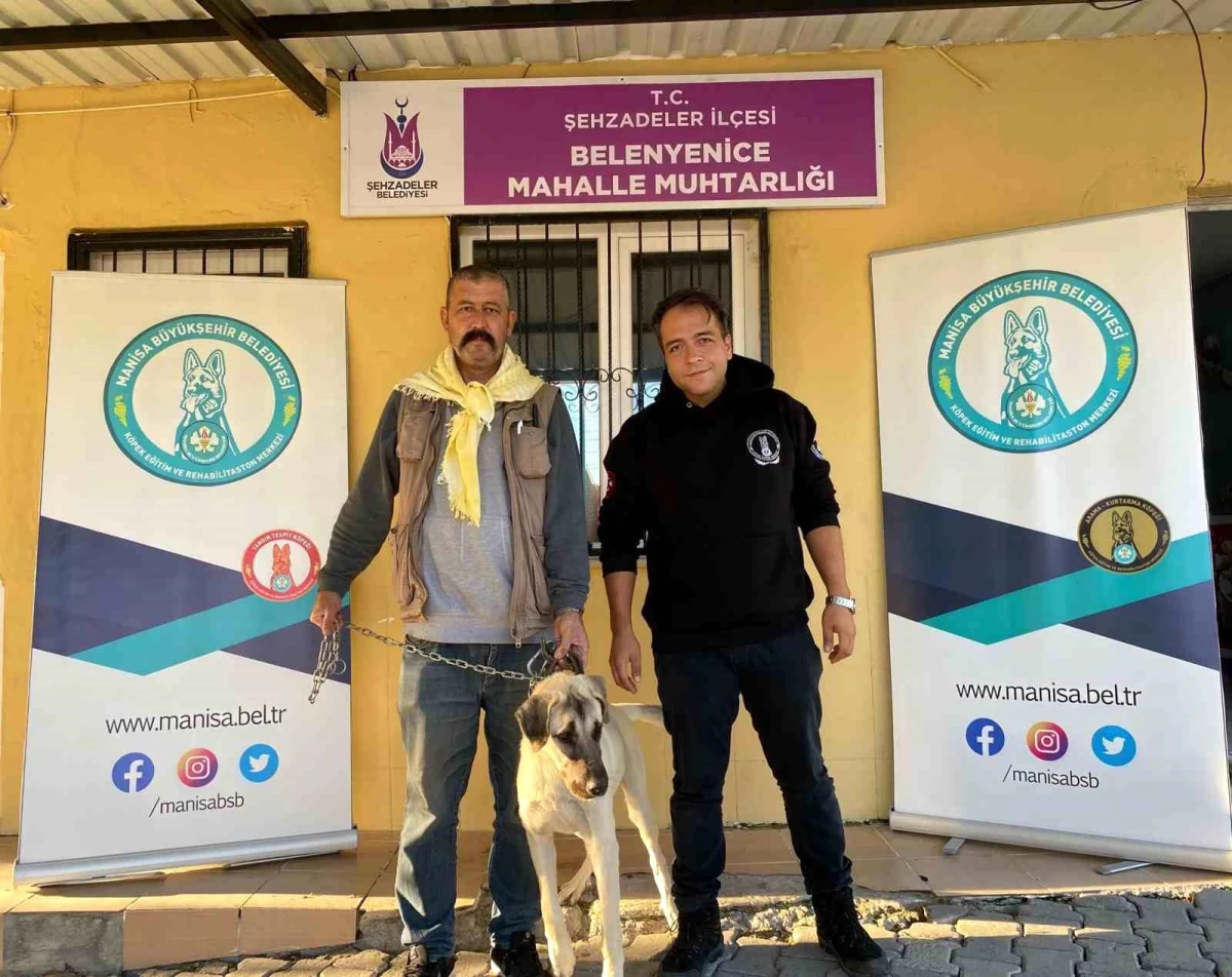 Manisa Büyükşehir Belediyesi Köpek Eğitim Merkezi\'nden \'Pars\' isimli köpek sahiplendirildi