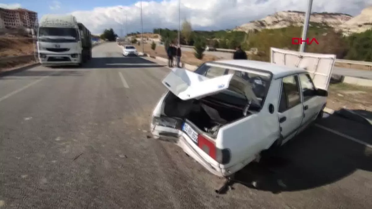 Burdur\'da Lastik Patlaması Sonucu Meydana Gelen Trafik Kazasında Sürücü Yaralandı