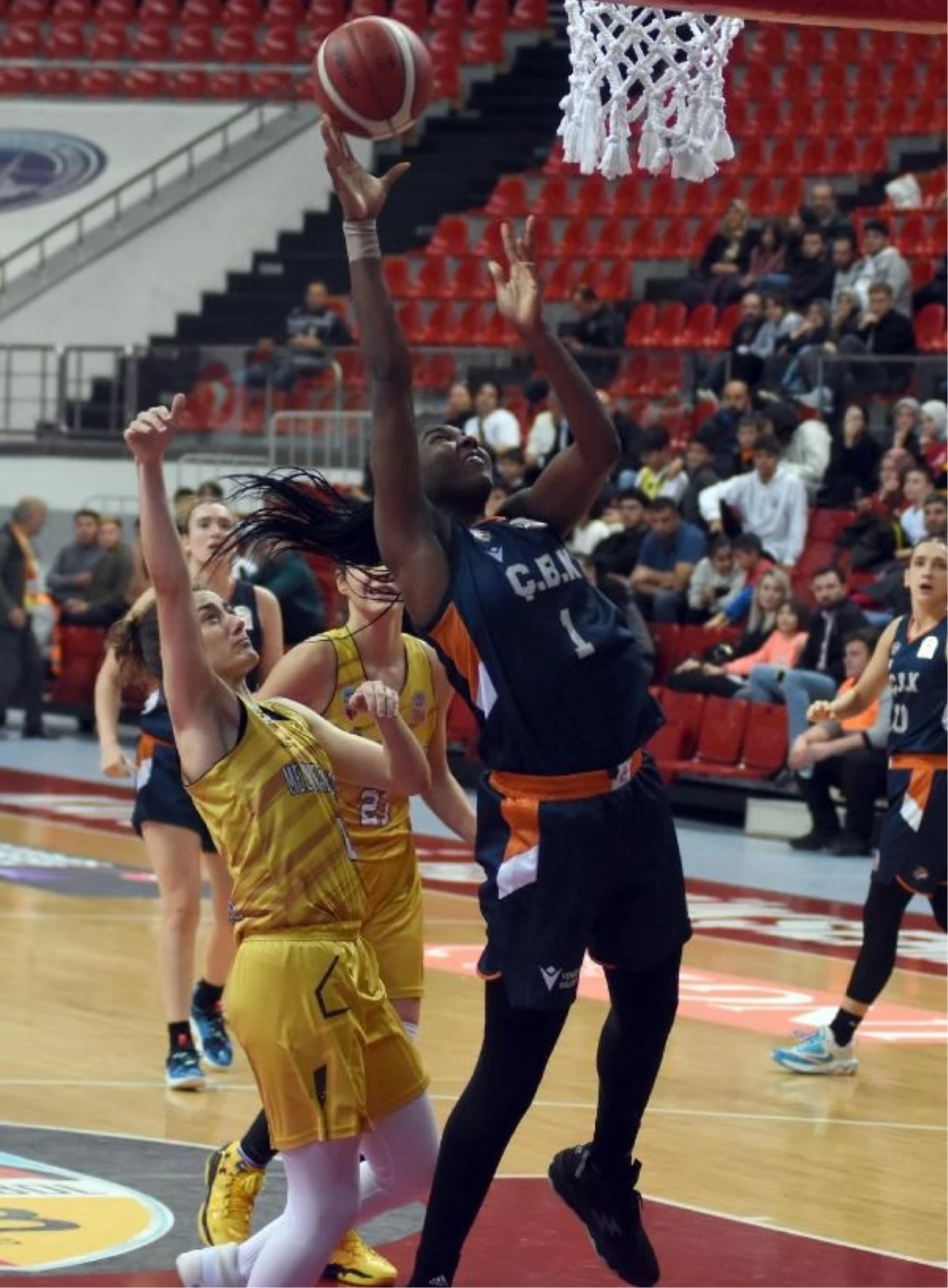Melikgazi Kayseri Basketbol, ÇBK Mersin\'e 52-80 mağlup oldu