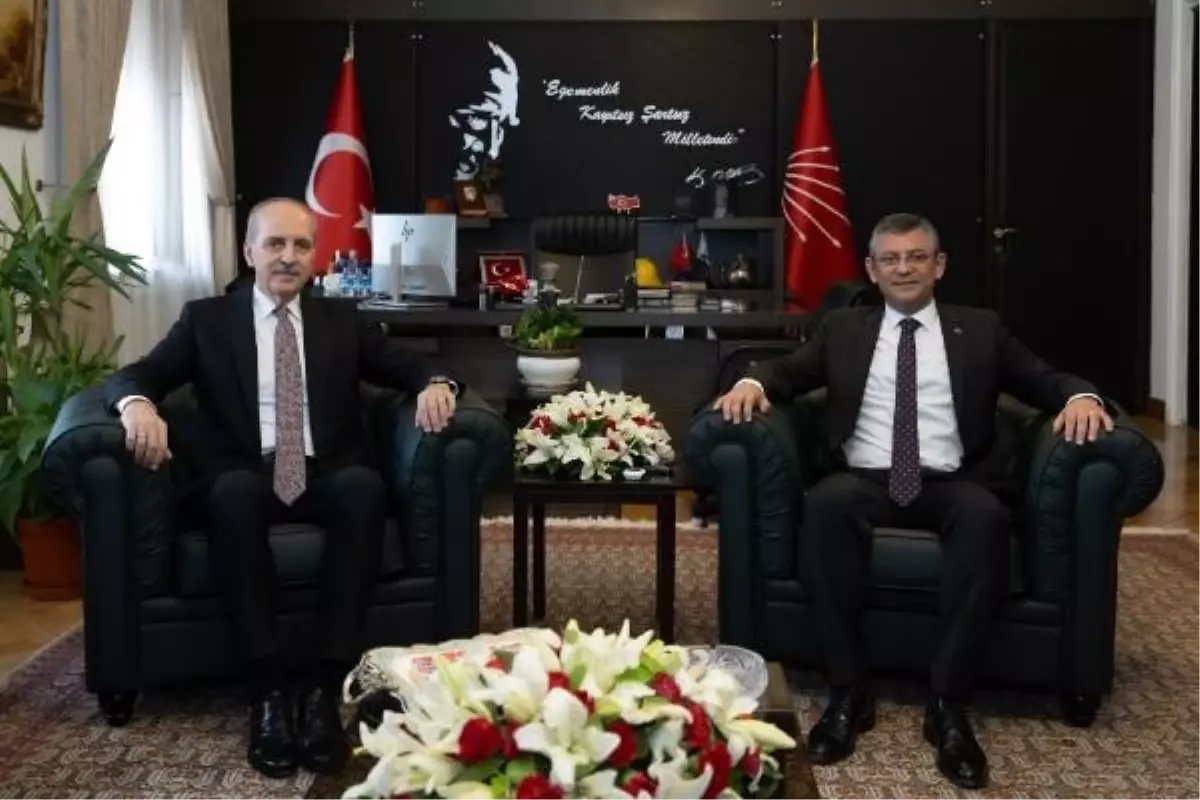 TBMM Başkanı Kurtulmuş, CHP TBMM Grubu\'nu ziyaret etti