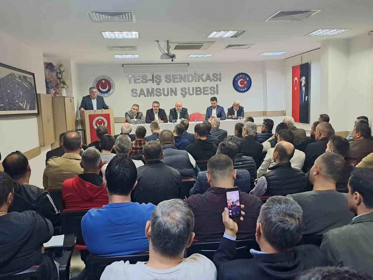 TES-İŞ Sendikası Samsun Şube İşyeri Temsilcileri Kurulu Toplantısı Yapıldı