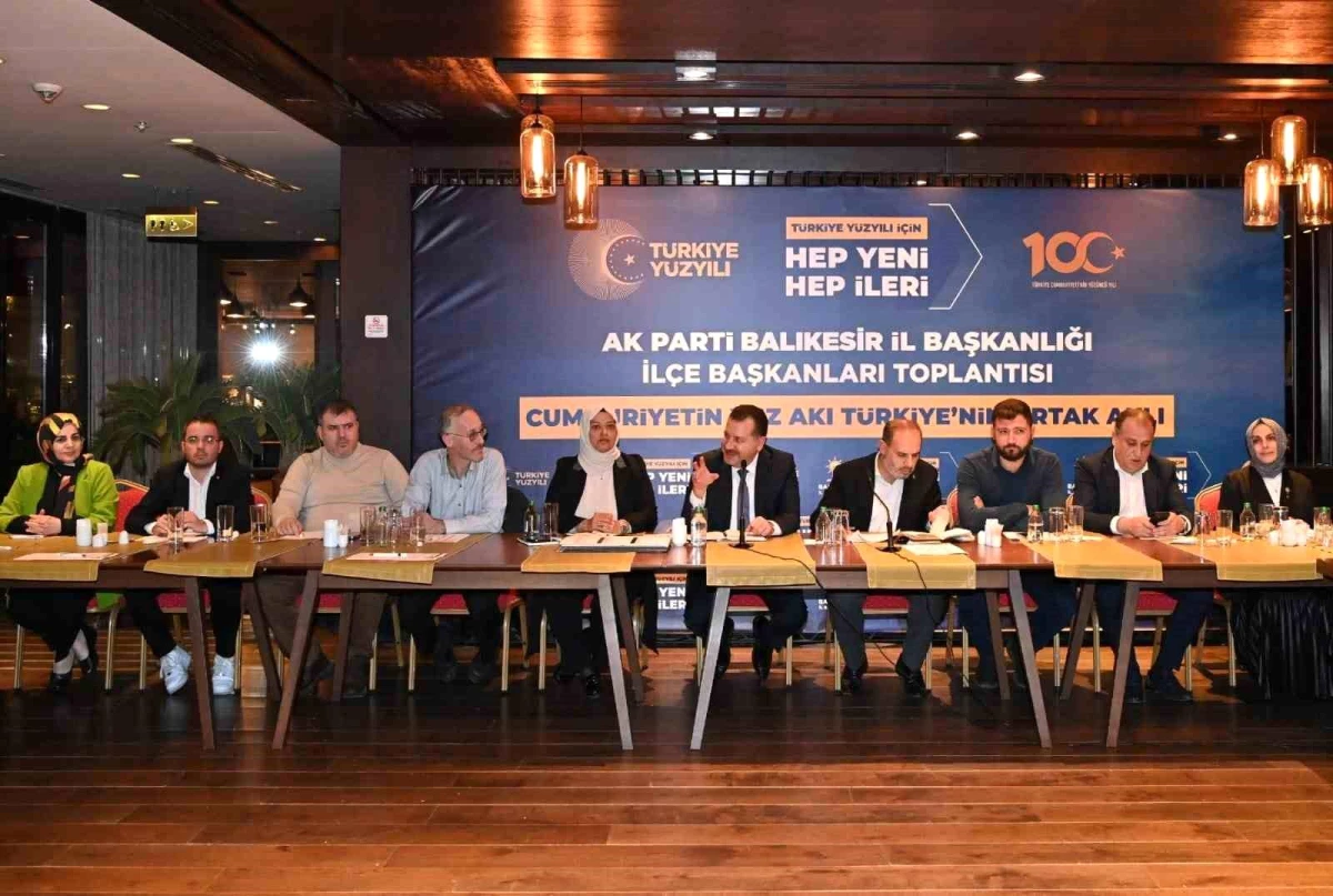 AK Parti Balıkesir İl Başkanlığı Yönetim Kurulu Toplantısı Gerçekleştirildi