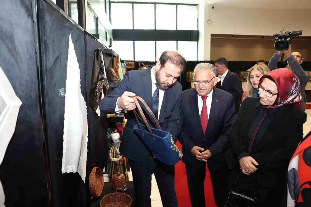 KAYMEK Kursiyerleri Tarafından Hazırlanan Sergi Açıldı