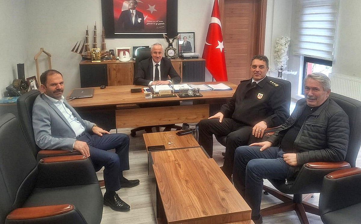 Zonguldak İl Jandarma Komutanı Necdet Karaveli\'yi ziyaret etti